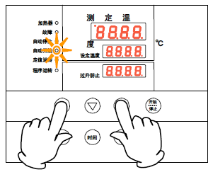 測定溫度顯示器